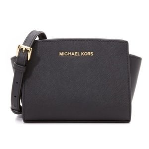 Michael Kors Selma Mini Crossbody Leather Bag